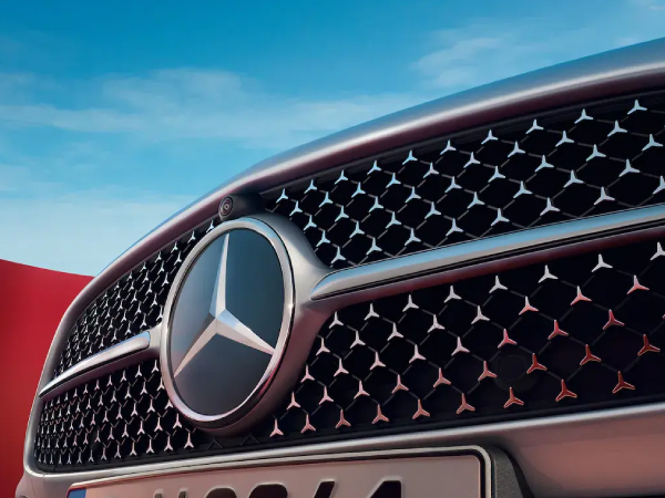 Parrilla con diseño de estrellas Mercedes-Benz