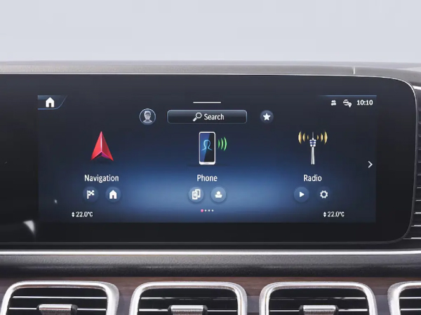 Consola central elevada GLE Coupé