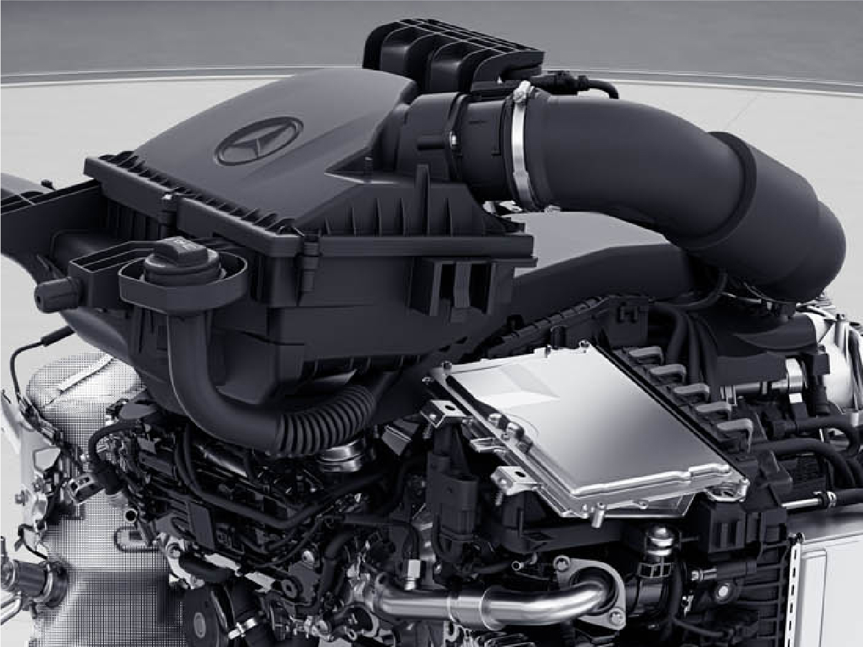 Perfil aerodinámico AMG con alerón trasero