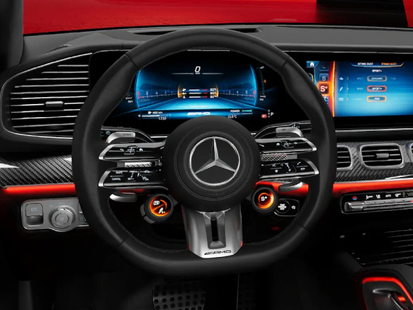 Volante AMG Performance en napa y microfibra MICROCUT