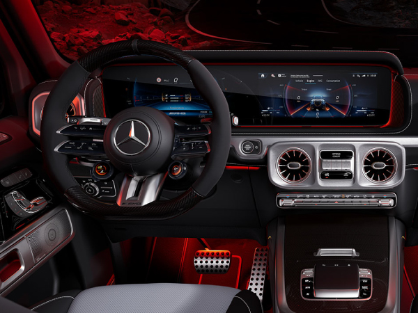 Volante AMG Performance en napa y microfibra MICROCUT