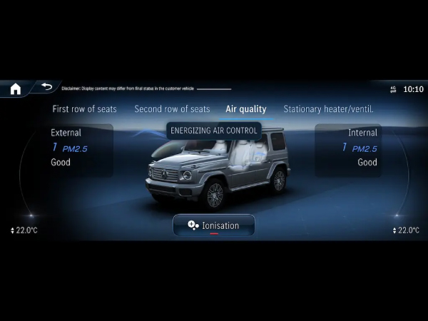 Asientos deportivos AMG con reposacabezas integrados